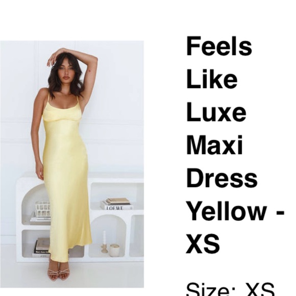 Hello Molly Yellow Maxi Dress - Picture 1 of 2